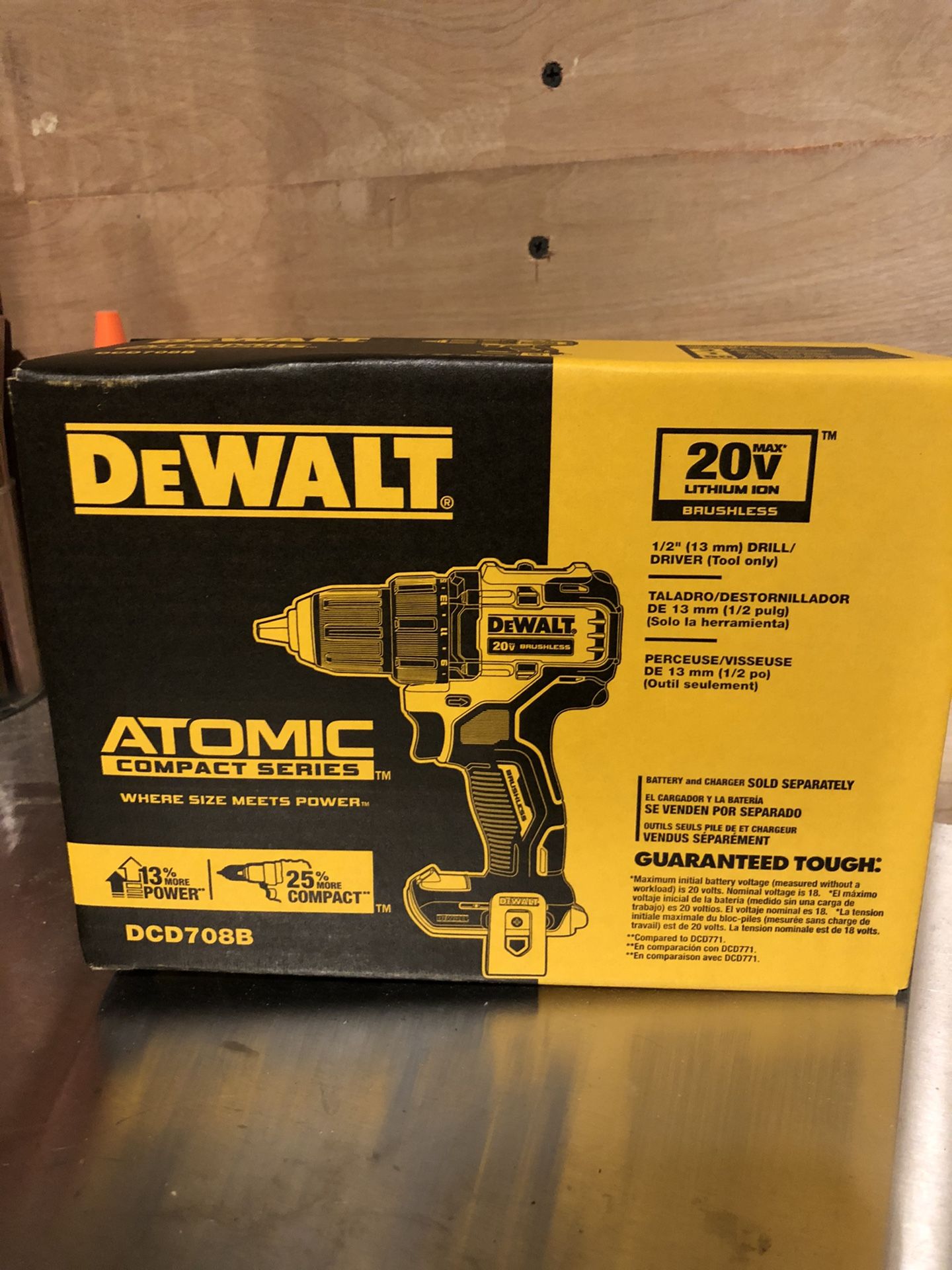 DEWALT ATOMIC 20-Volt MAX Brushless Cordless 1/2 in. Drill/Driver (Tool-Only)