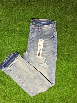 Purple jeans