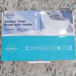 BRAND NEW / WITH BOX Leebein Electric Toilet Brush Scrubber