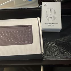 Brand New Keyboard Mouse And Mouse Pad 