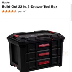 Husky Built Out 3 Drawer Tool Box 
