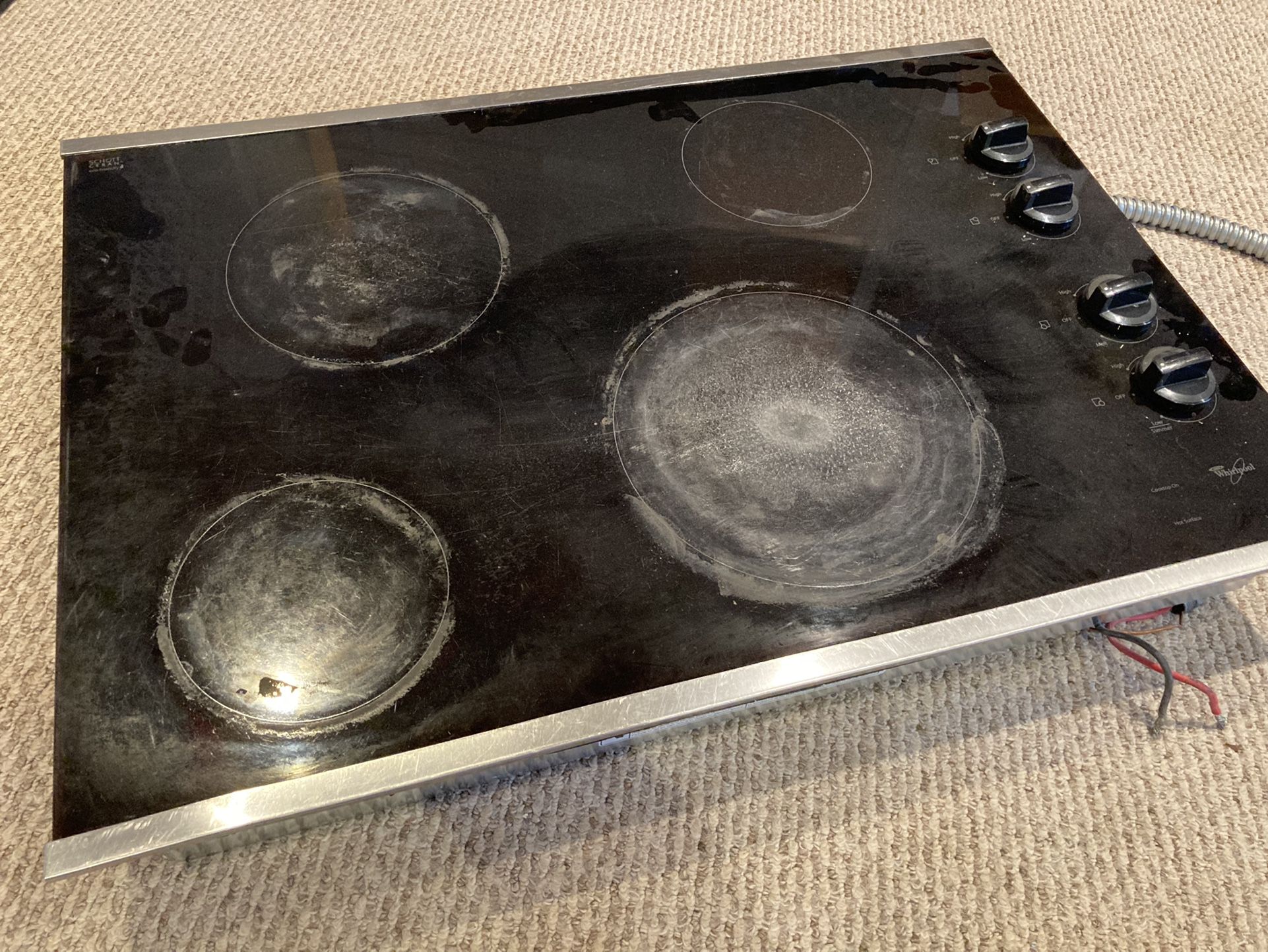 Whirlpool Cooktop Stove