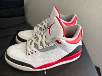 2013 Jordan 3 fire red size 10