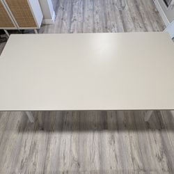 IKEA Trotten White/Beige Desk