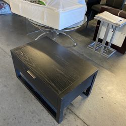 Wood End Table, Bedside Table 