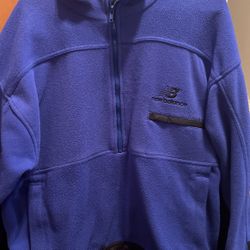 Mens Medium  New Balance Fleece Royal Blue 