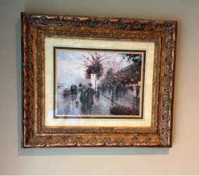 Picture and frame set of 2