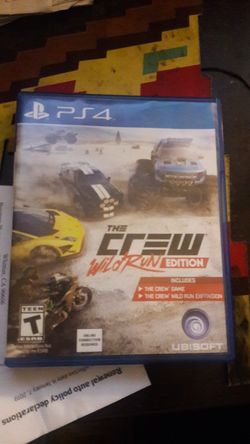 PS4 The crew wild run editon