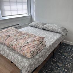 Zinus 14" Bed Frame with 8" Ultima Memory Foam Mattress [Full Size] 