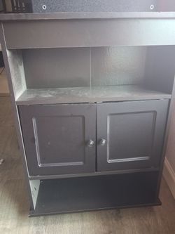Black bathroom cabinet