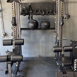 PRO SERIES 2IN1 Ultimate Half Rack Functional Trainer Combo 94”