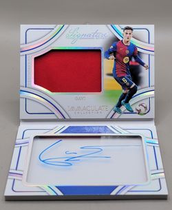 Gavi Panini Immaculate Signature Moves Auto Patch Booklet /99