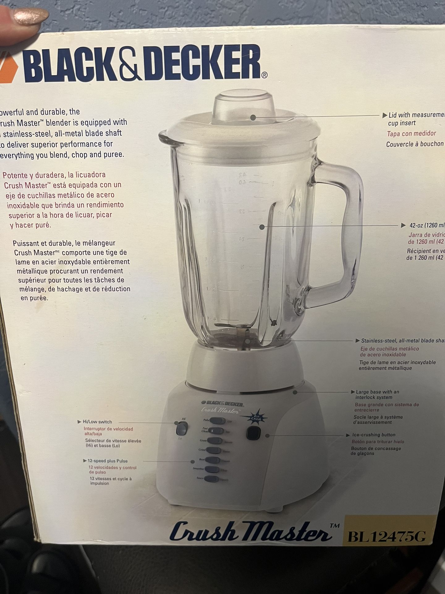 New Black & Decker "ice Crusher" Blender for Sale in Port Orchard, WA