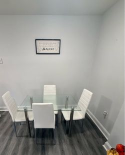 4 Person Dining Set - Chairs Included