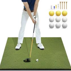 Bltend Golf Mat: 5x4ft Heavy-Duty Golf Hitting Mats Practice Outdoor/Indoor, Elite Dense Artificial Turf Matt Training Aid for Backyard/Garage/Driving