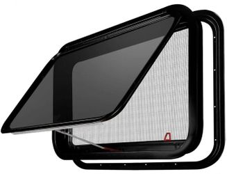 RV Exit Window 30" x 20" Camper Push Out Trailer Motorhome Emergency 1-3/4"Wall