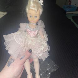 Vintage 1990 Madame Alexander Ballerina Doll 11.5” With Stand