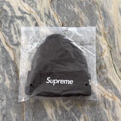 Brand New Black Supreme FW24 Beanie
