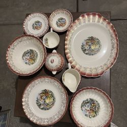 Antique Dinnerware 22K Gold