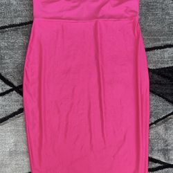 Pink Fitted peek A Boo Dress