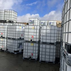 IBC Totes Water Containers Used Once .. Citrus 🍊 Or Vinegar. Metal Caged. 