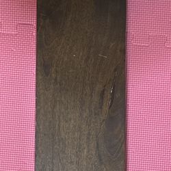 Set of Dark Wood Floating Shelves — Rustic / Modern Wall Shelves (4 pcs) 