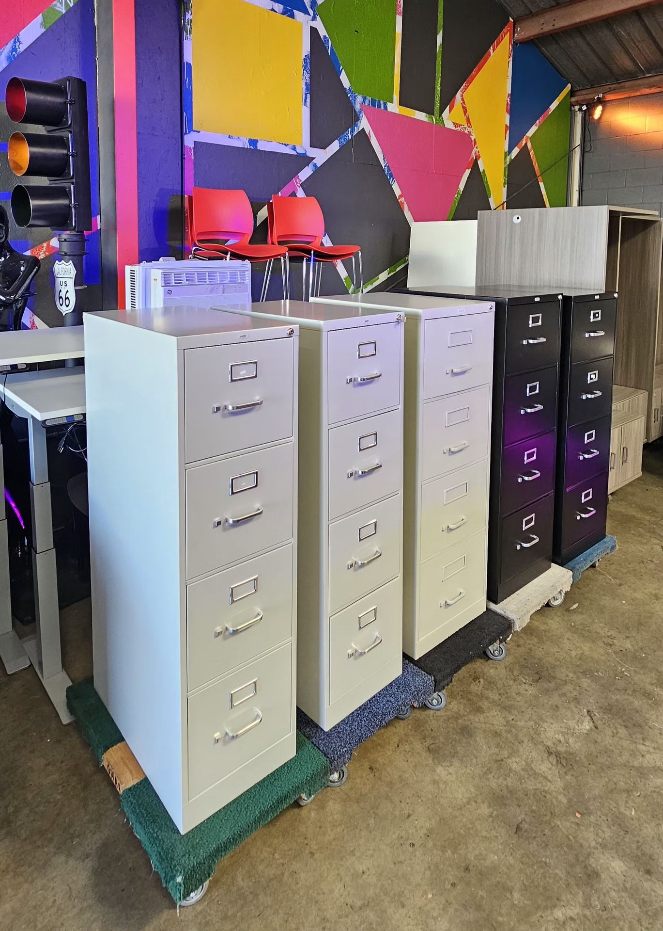 Qty. 10 Four Drawer Vertical Filing Cabinets **Each**