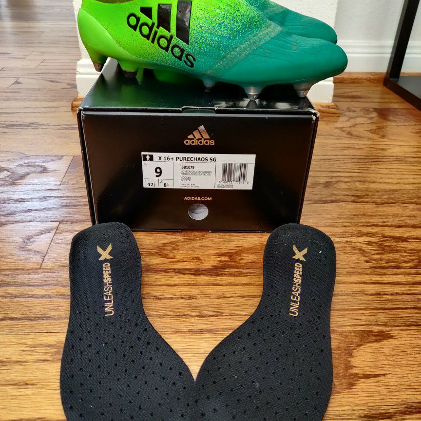 patrulla Eh consultor Adidas X 16+ Purechaos SG Size 9 for Sale in Houston, TX - OfferUp