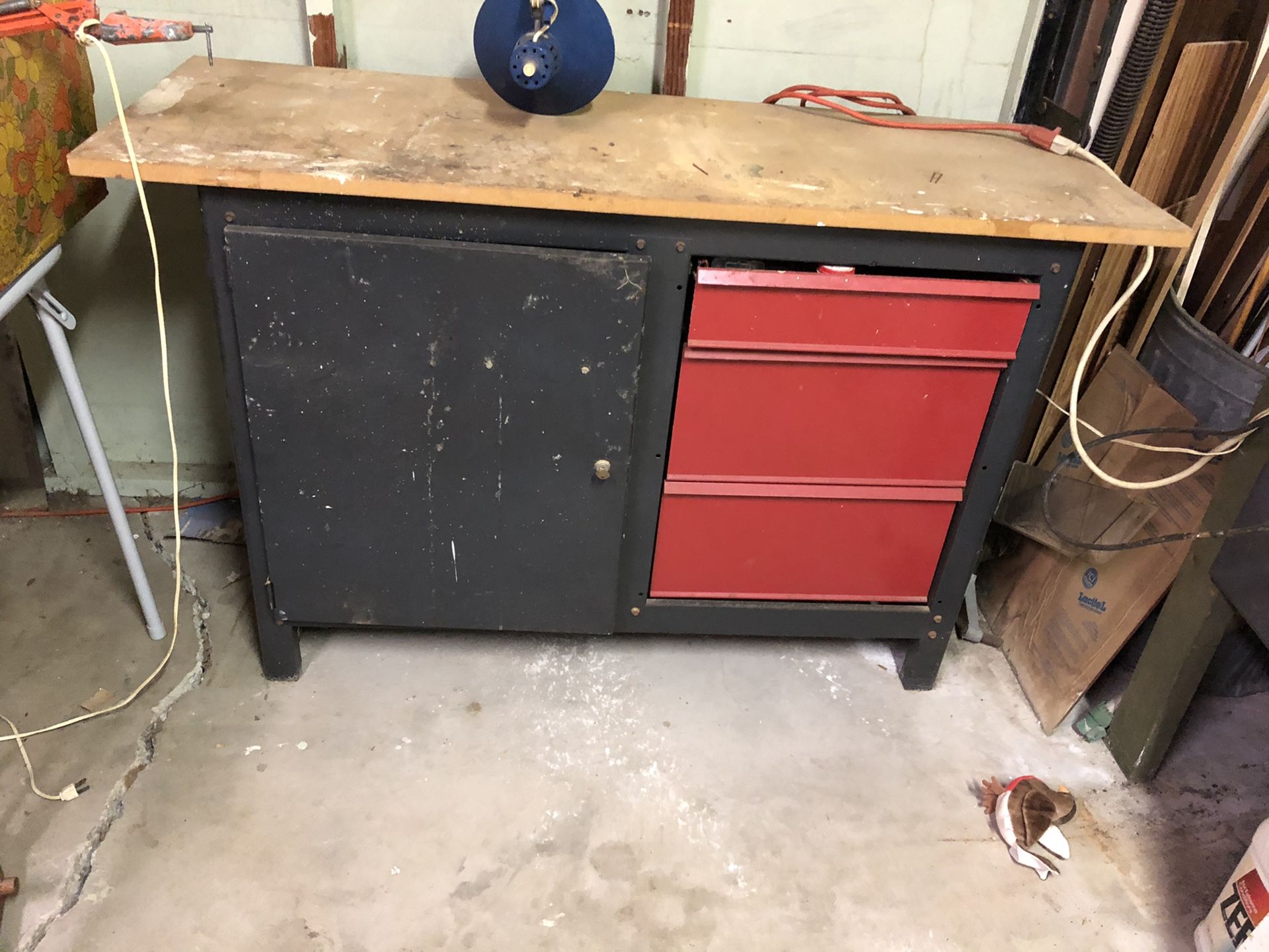 Vintage tool cabinet