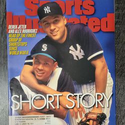 1997 Derek Jeter & A-Rod Alex Rodriguez Sports Illustrated Magazine New York Yankees Seattle Mariners