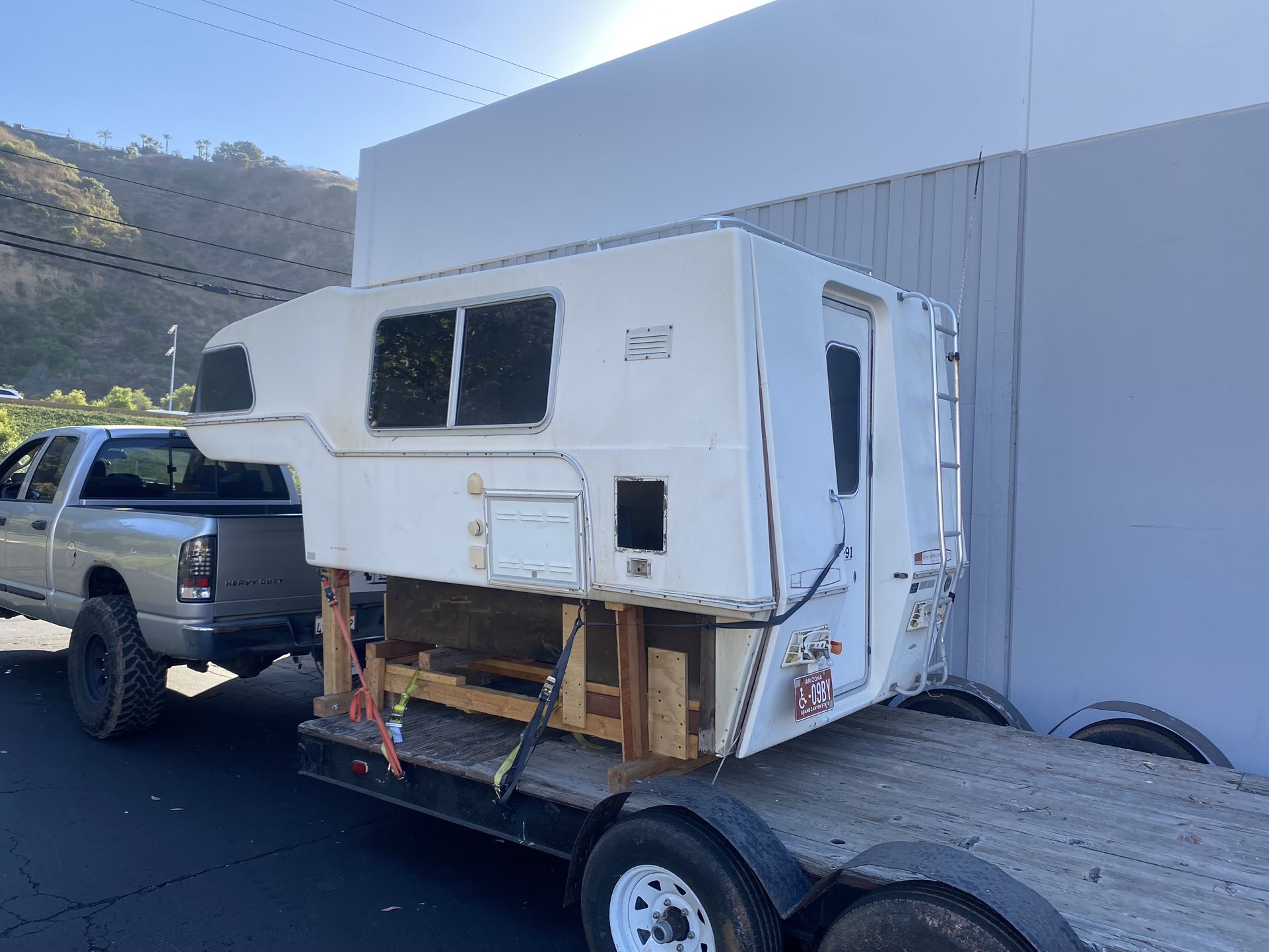 1970’s SunRader Slide In Fiberglass Camper As Rare As They Come for ...