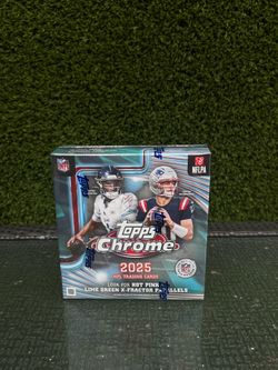 Football Topps Chrome MEGA BOX