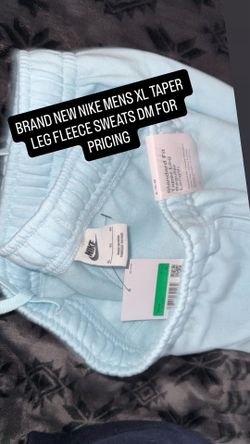 BRAND NEW BAY BLUE CUFFED NKE FLEECE SWEATS