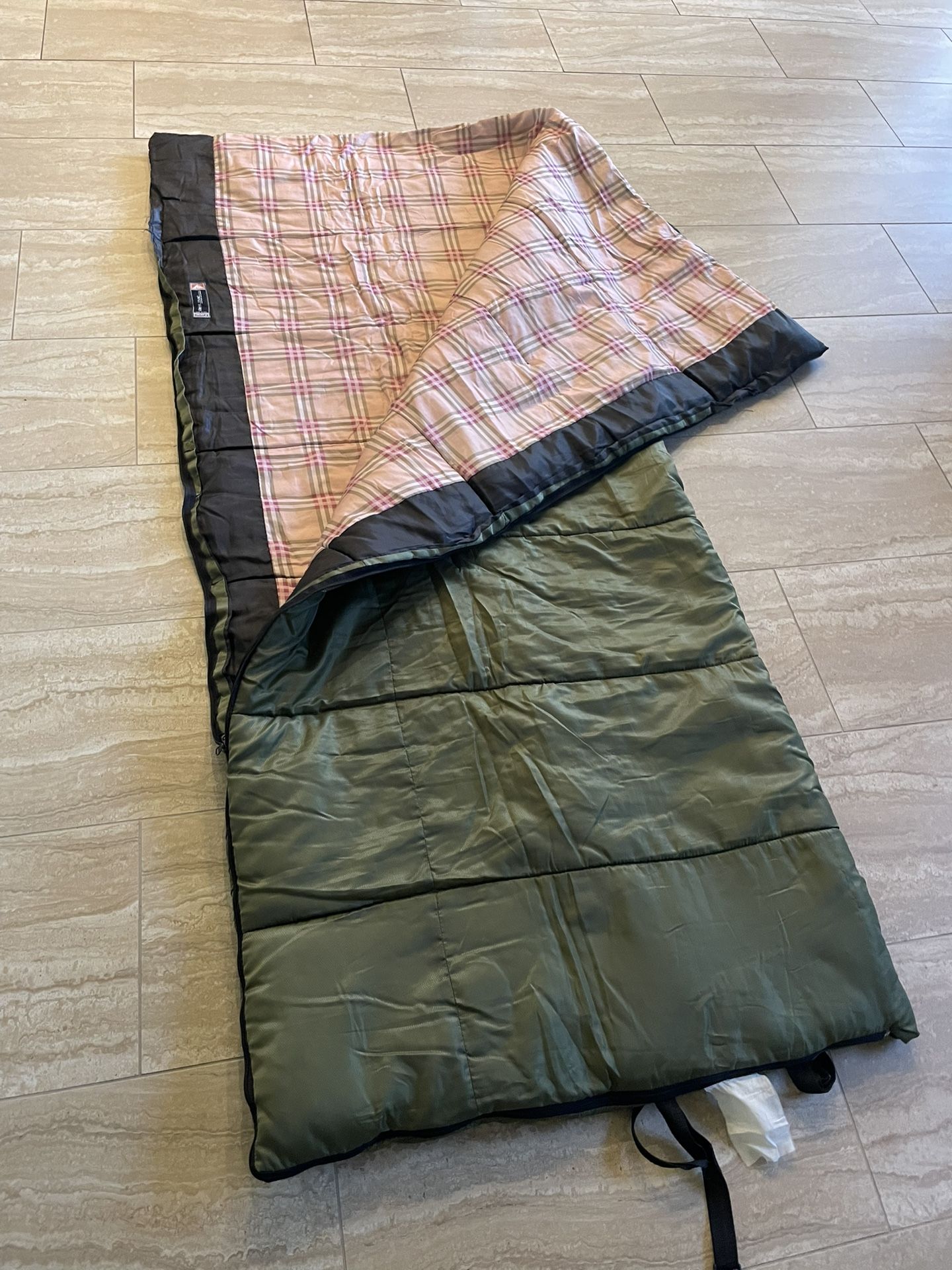 Sleeping Bag 62” W X 77”L