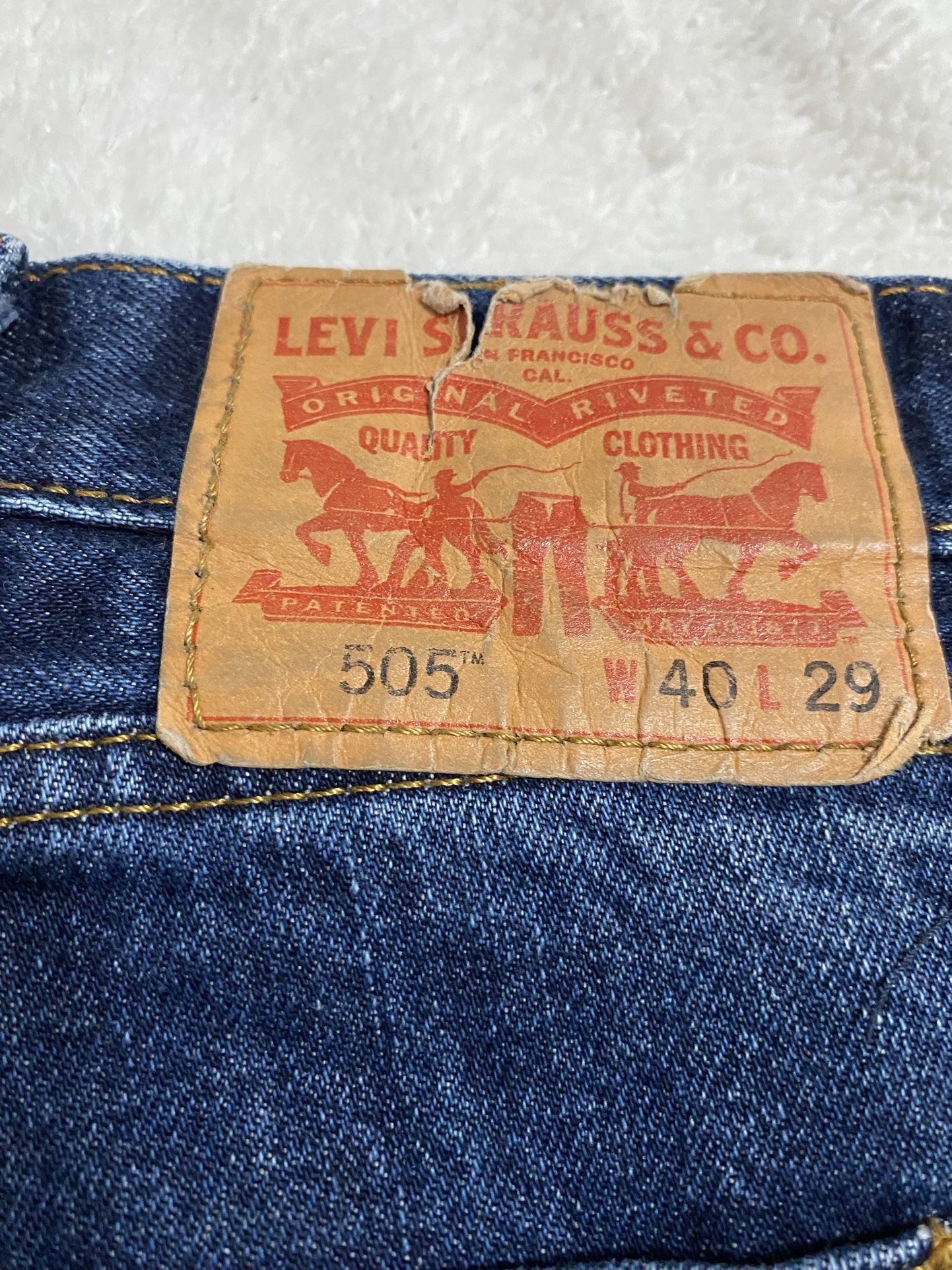 Levi 505 40X29 $11.00