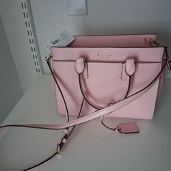 New Kate Spade Light Pink Medium Sized Shoulder Bag Purse