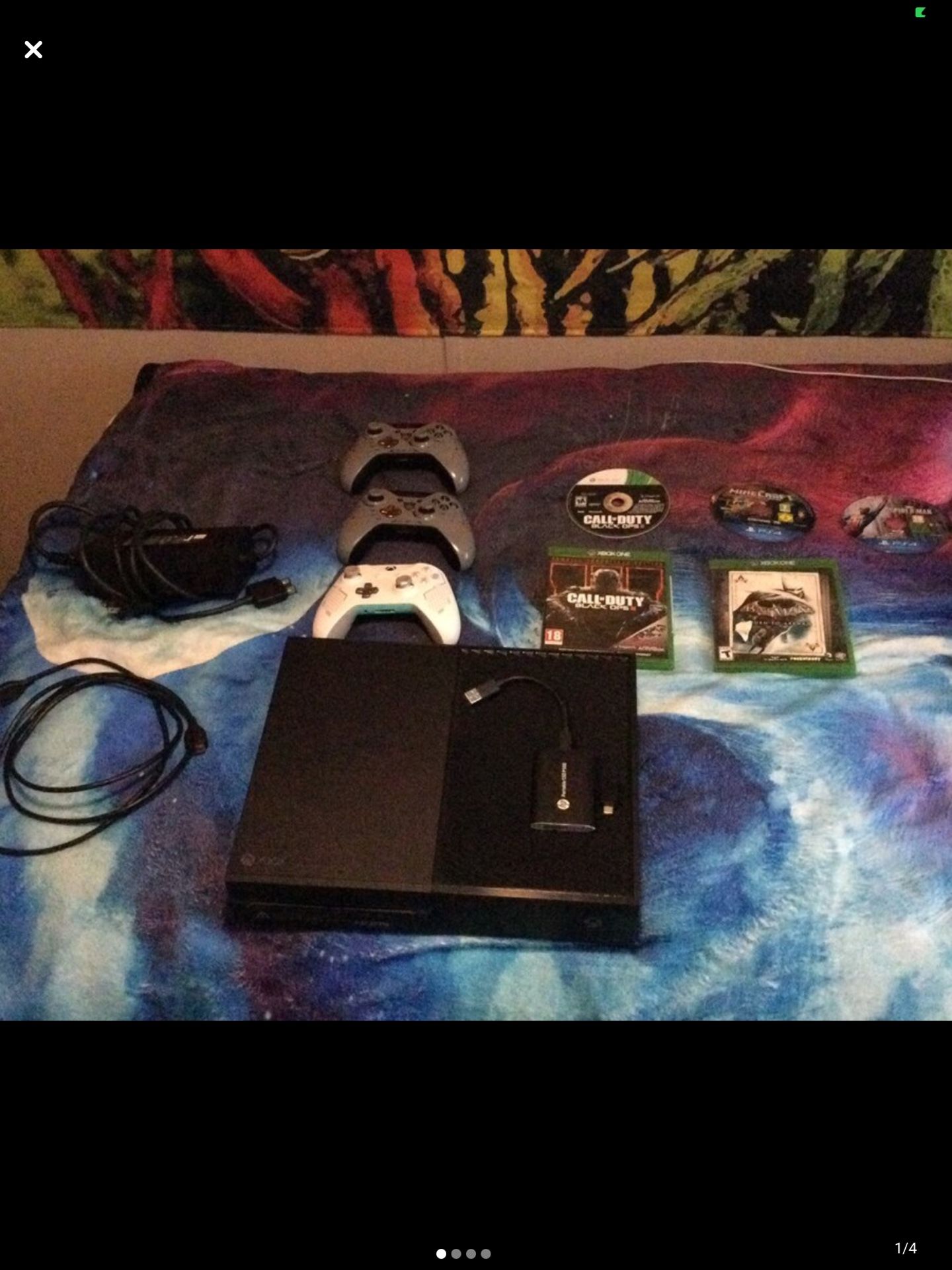 Xbox one black 1TB