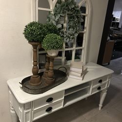Farmhouse Console & Archway Mirror 