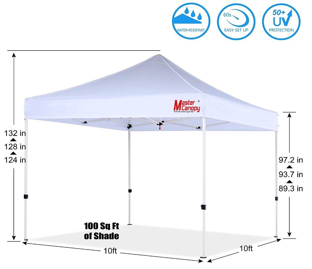 10x10 MASTERCANOPY Tent (Commercial Grade)