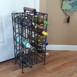 Bottle Metal Wine Rack / Rack De Metal 