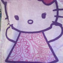 Hello Kitty Blanket & Stuffy Doll