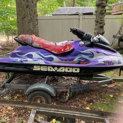 Wave Runner Pull Wagon