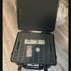 SILVER AND CASE FOR SALE