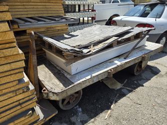 Antique Railroad Material Handling Cart . Heavy Duty! Really Cool. $250 Obo!