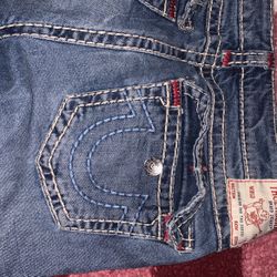 True religion low rise flare 