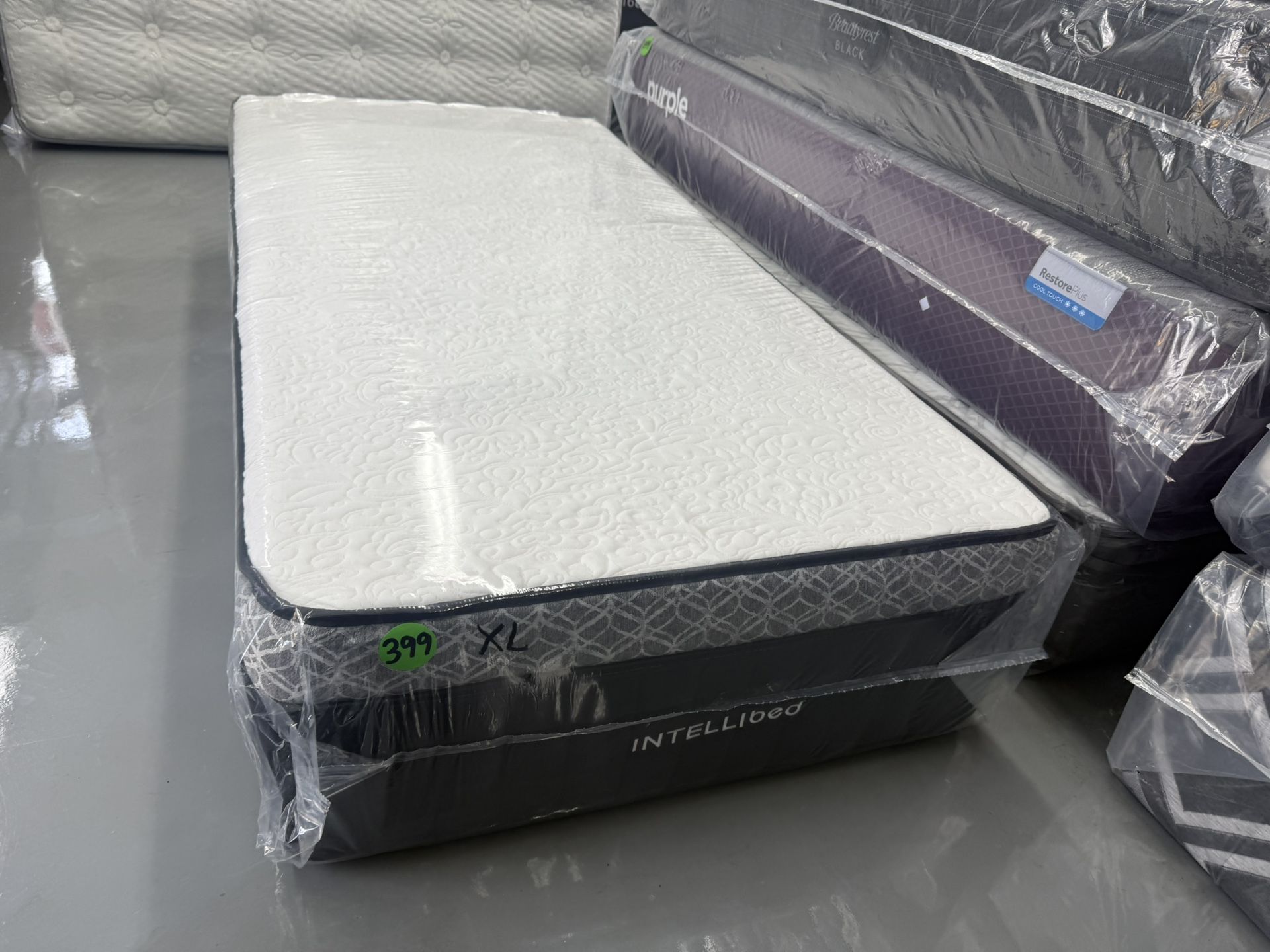 TWIN XL INTELLIBED MATTRESS & BOX SPRING BED SET