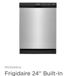 New Frigidaire Dishwasher 24” Wide