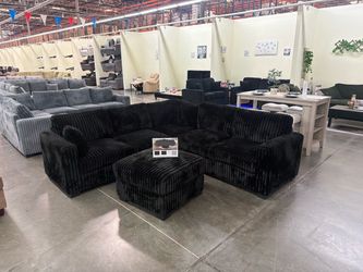 Black sectional