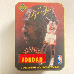 Micheal Jordan 5 All Metal Collector Cards
