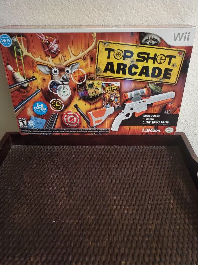 NINTENDO WII CABELA'S TOP SHOT ARCADE GAME 